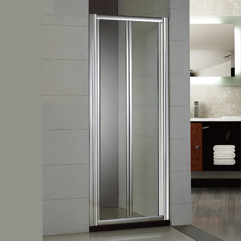 Hotel Framed Clear Glass Corner Bifold Douche Deuren (HB-B900)