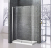 Badkamer Custom Frameloze Glas Glijdende Schuur Douche Deuren (HX420)