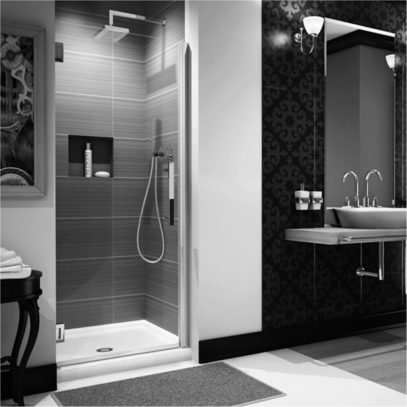 Frameloze 10mm Glas Swinging Deuren Scharnierende Douche Deuren (RS-IL090)