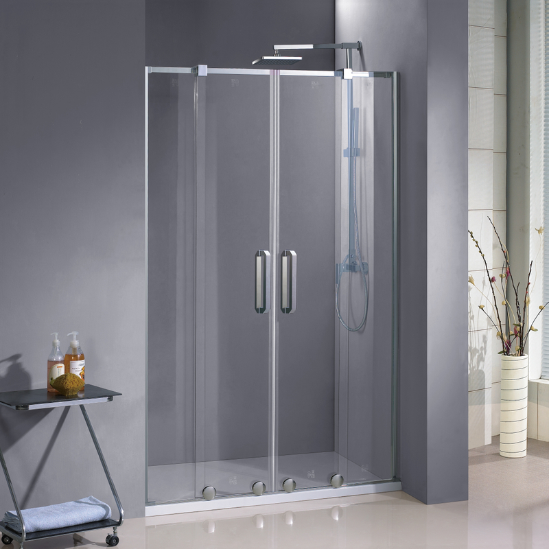 Home Semi Frameloze Clear Glass Sliding Douche Deuren (HD440)