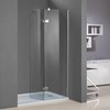 Hotel Frameloze Swinging Gebogen Glas Scharnierende Douche Deuren (HK2282)